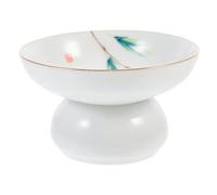 TOYANDONA Filtre à Thé Céramique avec Support Passoire Classique pour Infusion Outil Indispensable pour Amateurs de Thé Design Artisanal et Pratique