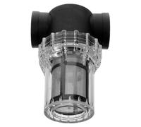 TOYANDONA Filtre en Ligne pour Irrigation de Jardin en Plastique Résistant à l'usure Structure Compacte et Interface 1 pour Tuyau D'arrosage et Filtration Précise de l'eau