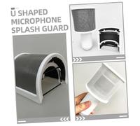 TOYANDONA Filtre Pop Microphone U Forme avec Protection Vent Bruit Accessoire Éclaboussures Compatible avec Divers Micros Installation Rapide et Polyvalente