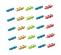 TOYANDONA Flacon de Pilules à Message Transparent 99 Pcs Papier à Écrire, Capsules Miniatures Colorées pour Bouteilles à Souhaits, Présent DIY Saint-Valentin, Décoration Intérieure