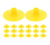 TOYANDONA Flèches à Ventouse : 20 Pointes de Rechange en Caoutchouc pour l'entraînement en intérieur et en extérieur - Pointes de flèches d'entraînement en Caoutchouc