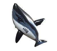 TOYANDONA Flotteur Gonflable Requin de Piscine PVC Décoration de Fête et Activité Aquatique pour Adultes