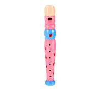 TOYANDONA Flûte en bois à 6 trous - Légère - Instrument de musique éducatif traditionnel - Cadeau pour autisme ou enfant préscolaire