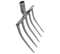 TOYANDONA Fourche à Sol Acier Durable à Quatre Dents Outil Pratique pour Jardinage Agriculture pour Labourage Desserrage Sol