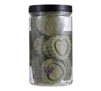 TOYANDONA Friandises à Mâcher pour Petits Animaux - Biscuit Molaire Naturel pour Lapins, Cochons D’Inde et Hamsters, Boîte Mixte Saveurs Originale, Souci et Myosotis - en-Cas Sain