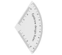 TOYANDONA Gabarit de Dessin Sourcils Réutilisable en Plastique, Règle de Symétrie pour Maquillage Précis, Outil Guide de Mise pour Retouches Rapides et Usage Voyage, 1 Pièce