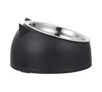 TOYANDONA Gamelle Inclinée pour Animaux de Compagnie en Acier Inoxydable 200 ML Bol de Protection du Cou pour Chien et Chat Mangeoire Anti-Renversement Facile à Nettoyer pour Repas