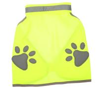 TOYANDONA Gilet réfléchissant pour Animaux de Compagnie Manteau Chien Produit Gilet pour Animaux de Compagnie vêtements pour Animaux de Compagnie Polyester Light Green