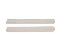 TOYANDONA Glissière de Tiroir pour Meuble Blanche en Hips Flexible Sécurité Renforcée, pour Armoires et Coiffeuses, 1 Set Autocollant Facile à Installer