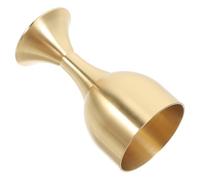 TOYANDONA Gobelet en Alliage de Cuivre Doré, Coupe Bouddhiste Vintage | Vase Rituel Multi-usage, Surface Polie et Lisse, pour Eau D'offrande, Parfum Résine, Autels Zen
