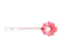 TOYANDONA Goupillon pour Biberon en Éponge Forme Fleur Rose, Portable et Lavable, Brosse Créative pour Nettoyage de Bouteilles et Salles de Bain