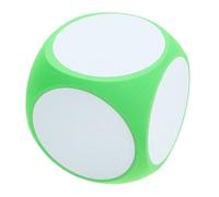 TOYANDONA Grand Dé Effaçable Mousse Cube DIY Réinscriptible pour Jeux Éducatifs et Soirées Dé Vierge Géant pour Bar Maison et Apprentissage Mathématique