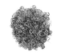 TOYANDONA Grandpa Wig For Costume Parties Lightweight Short Cosplay Hairpiece For Halloween School Dress-up Carnival Stage Performances Realistic Light Grey Old Man Headdress