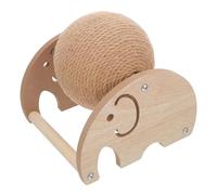 TOYANDONA Grattoir à Chat Boule Sisal Naturel Griffoir Suspendu pour Protection Meubles Interactif pour Petits