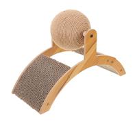TOYANDONA Griffoir pour Chat Sisal avec Roue Tournante Jouet Interactif de Petite à Moyenne Occupe et Stimule Mentalement Les Chats