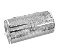 TOYANDONA Gril Rôtissoire Outil Panier Rond Panier De Rôtisserie Engrener Cage De Rôtisserie Cage en Acier Petit Tournant Corbeille Four Cuisson Silver Acier Inoxydable