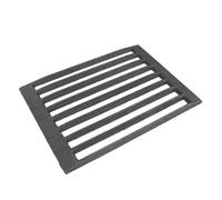 TOYANDONA Grille de Barbecue en Fonte Rectangulaire 27,5x19,5 Cm, Résistance Solide et Nettoyage Simplifié, pour Événements BBQ en Extérieur