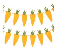 TOYANDONA Guirlande de Pâques Fanion et Bannière Colorée en Tissu pour Décoration Festive de Table et Ambiance Conviviale Lors d'Événements de Pâques