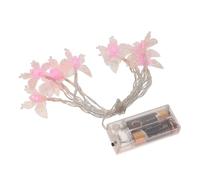 TOYANDONA Guirlande LED LED Décorative Rose sans Pile pour Éclairage Intérieur Lampe Chambre Jardin Patio Lampe Festive Sécurisée à Piles Non Incluses