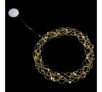 TOYANDONA Guirlande Lumineuse de Noël LED à Piles 1 Pièce Boules Transparentes Rondes Décoration Lumineuse de Fenêtre Ornement Lumineux du Festival Lumière de Noël pour Fête et