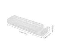 TOYANDONA Guitar Pick Organizer Transparent Multifunctional Holder for Electric Acoustic Bass and Ukulele Compact Desk Display Box for Efficient Music Pick Storage