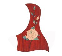 TOYANDONA Guitar Pickguard Bois Massif Auto-adhésif Avec Surface Lisse Protection Décorative Pour Guitare Folk Acoustique Plaque Anti-rayures Facile à Installer