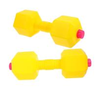 TOYANDONA Haltères Réglables pour Garçon Fille Poids Entraînement Ajustables Jaune pour Développement Musculaire Coordination de Fitness pour Gym à Pours Tout Petits
