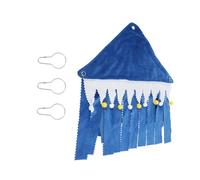 TOYANDONA Hamac d'angle pour Petit Animal Cachette en Polaire pour Hamster Cochon d'Inde Lapin Tente à Pompons Fournitures pour Animaux de Compagnie 3 Détente et Jeu