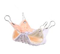 TOYANDONA Hamac de Repos Confortable pour Petit Rongeur, Double Couche en | Cocon Suspendu pour Cochons D'inde et Rats, Espace Supplémentaire, Cachette Sûre, Garde au Chaud