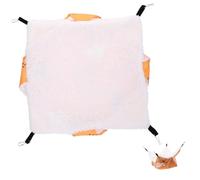 TOYANDONA Hamster Cage Hammock Petit Animal Suspendu Chaud pour Cochons Dinde et Hamsters Confortable Compact et Jaune