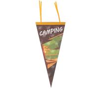 TOYANDONA Hanging Camping Flag Triangular Decorative Banner For Outdoor Tent Campsite Décor Party Atmosphere