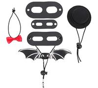 TOYANDONA Harnais De Lézard pour Reptile Dragon Barbu Kit De Laisse De Marche Extérieure Chapeau De Nœud pour Animaux De Compagnie