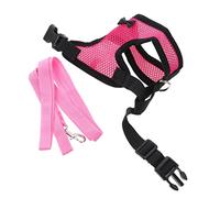 TOYANDONA Harnais Poulet Ajustable avec Laisse Gilet Respirant Et Confortable pour Poules Canards Et Oies pour Promenades Extérieur Et Entraînement