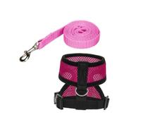 TOYANDONA Harnais pour Poule Respirant Toile avec Laisse Gilet Léger pour Promenade Extérieure des Poulets et Canards Contrôle Facile Traction Accessoire Pratique et Décoratif