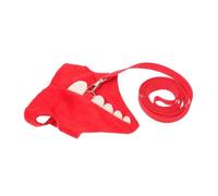 TOYANDONA Harnais Réglable pour Furet et Cochon d'Inde avec Gilet en Polyester Résistant, Laisse Confortable pour Promenades en Extérieur et Jeu Actif, Clochettes de Sécurité Incluses