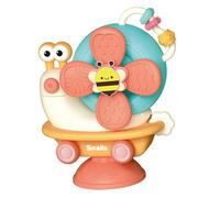 TOYANDONA High Chair Windmill Toy with Suction Cup for Educational Sensory Toy to Develop Fine Motor Skills and Hand Eye Coordination Bright Colors for Visual Stimulation