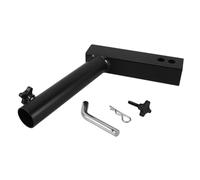 TOYANDONA Hitch Mount Flagpole Holder Compatible With Trailer Hitch Receiver Metal Flag Pole Holder For Car Secure And Compact Design For Easy Installation And Versatile Use