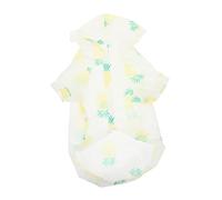 TOYANDONA Hoodie UV pour Chien Vêtement Respirant pour Chiens et Protection Solaire et XL Ananas