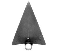 TOYANDONA Houe de Jardin Acier Au Haute Résistance Tête Triangulaire Argentée Outil Polyvalent pour Binage Désherbage et Plantation pour Travaux Agricoles