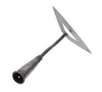 TOYANDONA Houe de Jardin Creuse pour Désherbage et Plantation Outil Agricole Polyvalent pour Potager Facile à Utiliser Manche Non