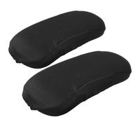 TOYANDONA Housse D'accoudoir Noir en Polyester pour Chaise de Bureau | Amovible et Protectrice, Toucher Doux, Adaptée aux Chaises Gaming Standards, Usage Maison et Ordinateur