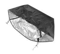 TOYANDONA Housse de Cage pour Chien Tissu Oxford Résistante et Coupe-Vent Couverture à Double Porte avec Fenêtre Latérale Facile à Nettoyer et Adaptée Aux Paniers et Enclos pour Animaux