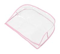 TOYANDONA Housse de Dossier de Chaise de Barbier en Pvc Transparente Design Ajusté pour Protection les Taches et Nettoyage Facile en Salon de Beauté