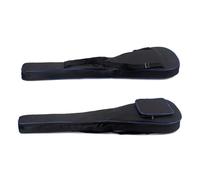 TOYANDONA Housse de Guitare et Étui à Ukulélé Soprano Imperméable en Tissu Oxford 600d, Paquet de Transport avec Poignée Latérale pour Guitare Boîte à Cigares et Ukulélé Hawaïen, Taille