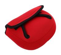 TOYANDONA Housse De Protection pour Moulinet De Pêche Sacs à Bobine pour La Pêche De Rangement Couverture De Bobine pour Rouge d'accord Tissu