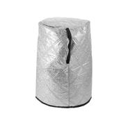 TOYANDONA Housse pour Bouteille de Gaz en Aluminium Résistant aux Intempéries Vieillissement, Forme Cylindrique, Taille 45x42 Cm, pour Barbecue et Chauffage Extérieur