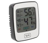TOYANDONA Hygromètre Thermomètre Digital Grand Écran Mesure Précise Température Humidité Intérieur pour Bureau Chambre Cuisine