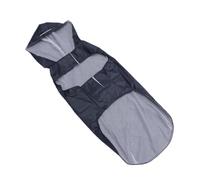 TOYANDONA Imperméable Chien avec Capuche Tissu Nylon Étanche et Bandes Réfléchissantes Manteau Pluie Ajustable pour Grands Chiens Poncho Pluie Protecteur Respirant