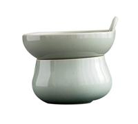 TOYANDONA Infuseur à Thé en Céramique Bleu Qing Song Filtre à Feuilles de Thé Résistant à Haute Température Accessoire Décoratif pour Maison et Bureau pour Infusion Kung Fu