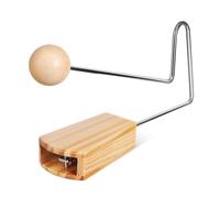 TOYANDONA Instrument de Percussion Vibraslap Bois Durable Unique Résonnant pour Musiciens et Spectacles Déveil Musical Latin Portable